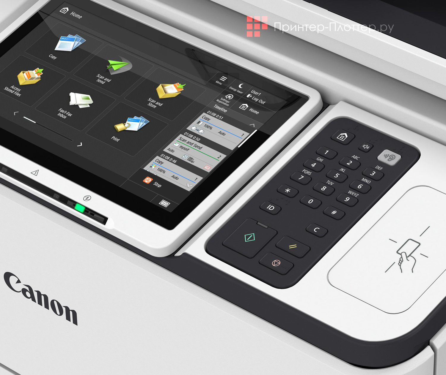 Canon imageRUNNER ADVANCE DX 8705P. Простота управления