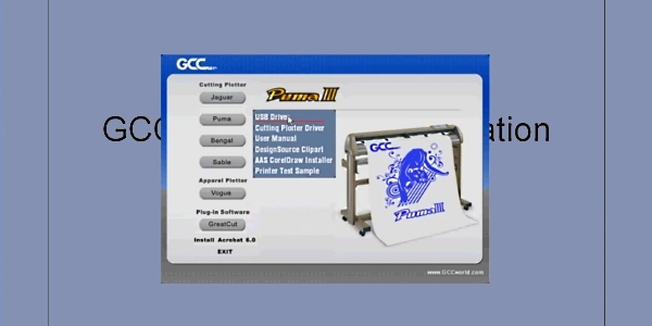 GCC Puma III SP-60S. Драйвер для Windows