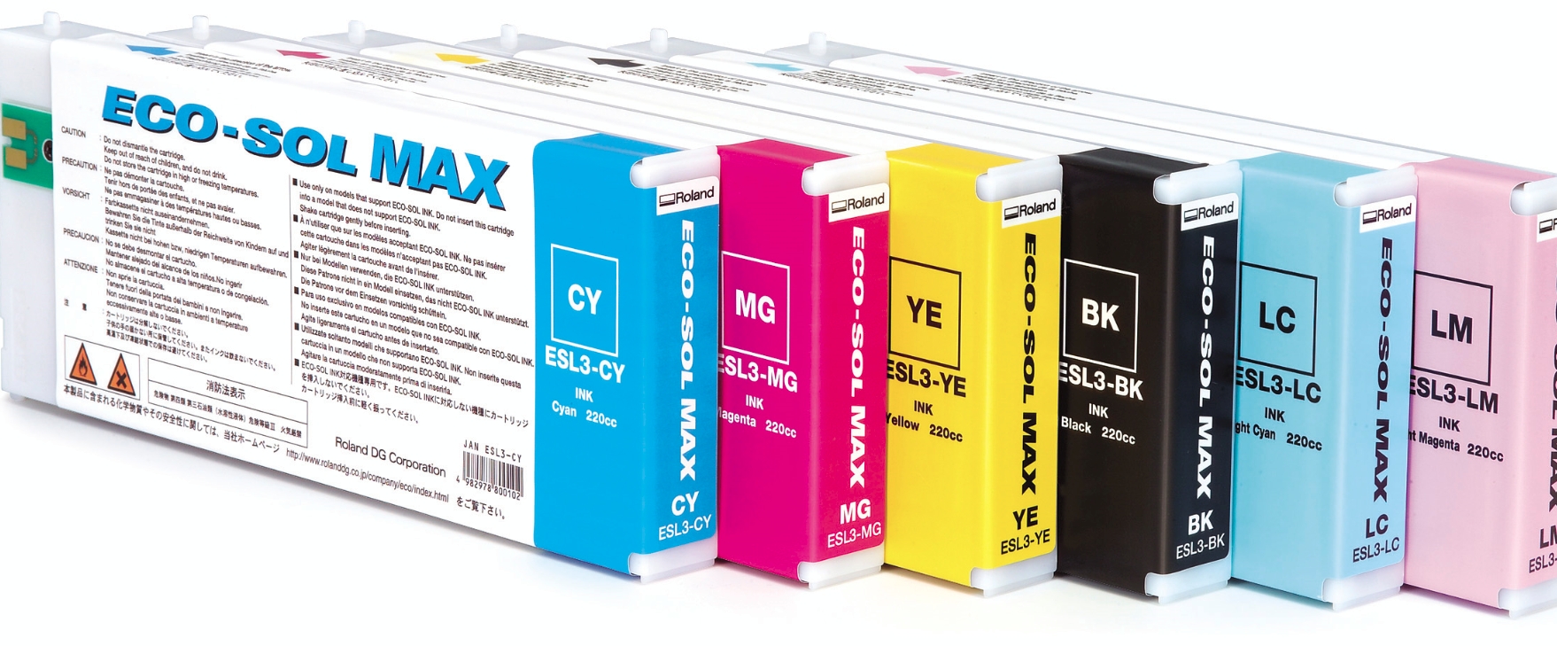Roland VersaArt RS-540S. Чернила Eco-SOL MAX