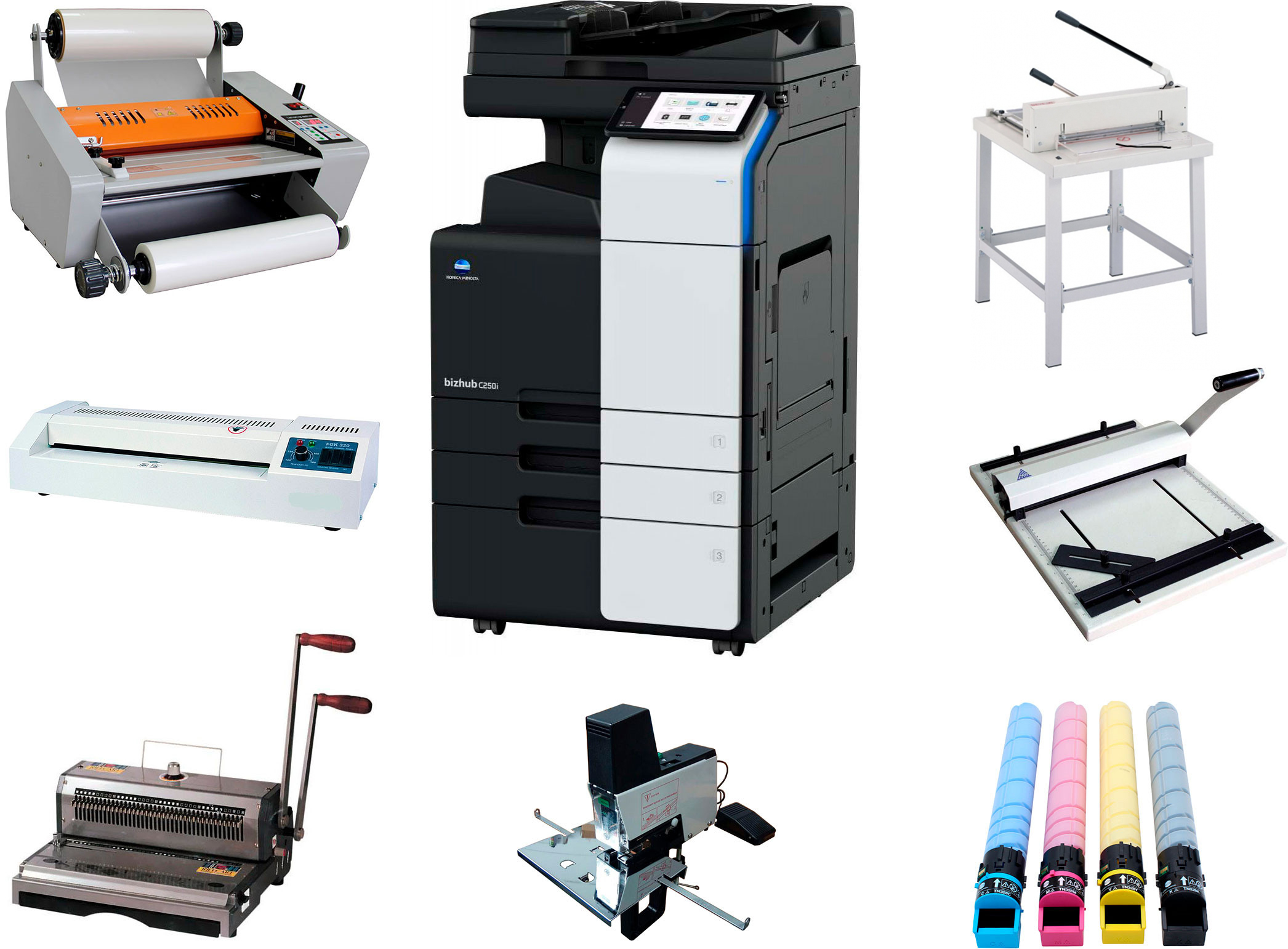 Konica Minolta bizhub C250i. Мини-типография. Расширенная