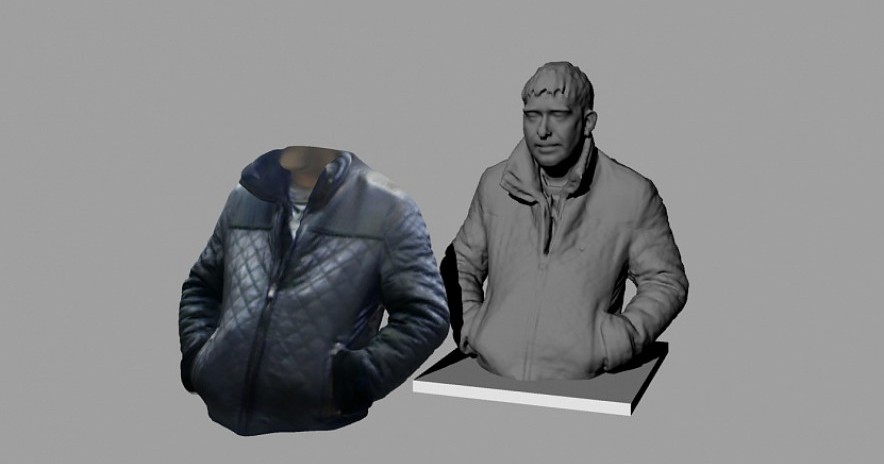 3D Systems Sense. Сканирование человека