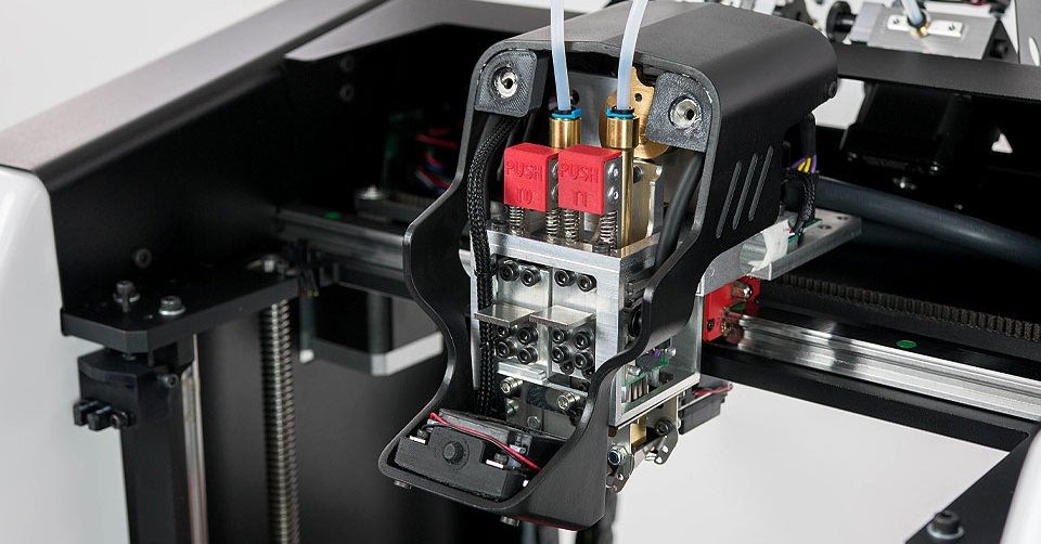 3DGence Double P255. Два сменных экструдера