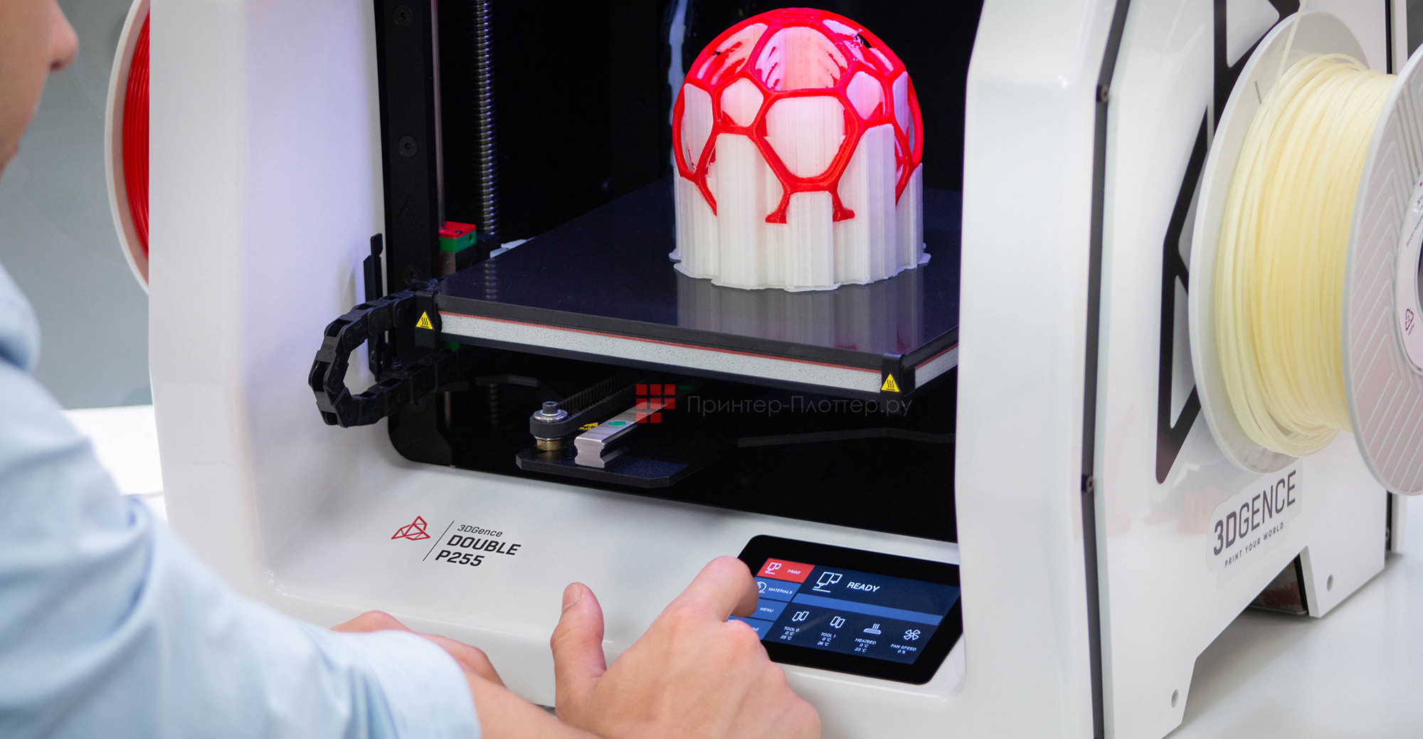 3DGence Double P255. Сменный нагревательный стол