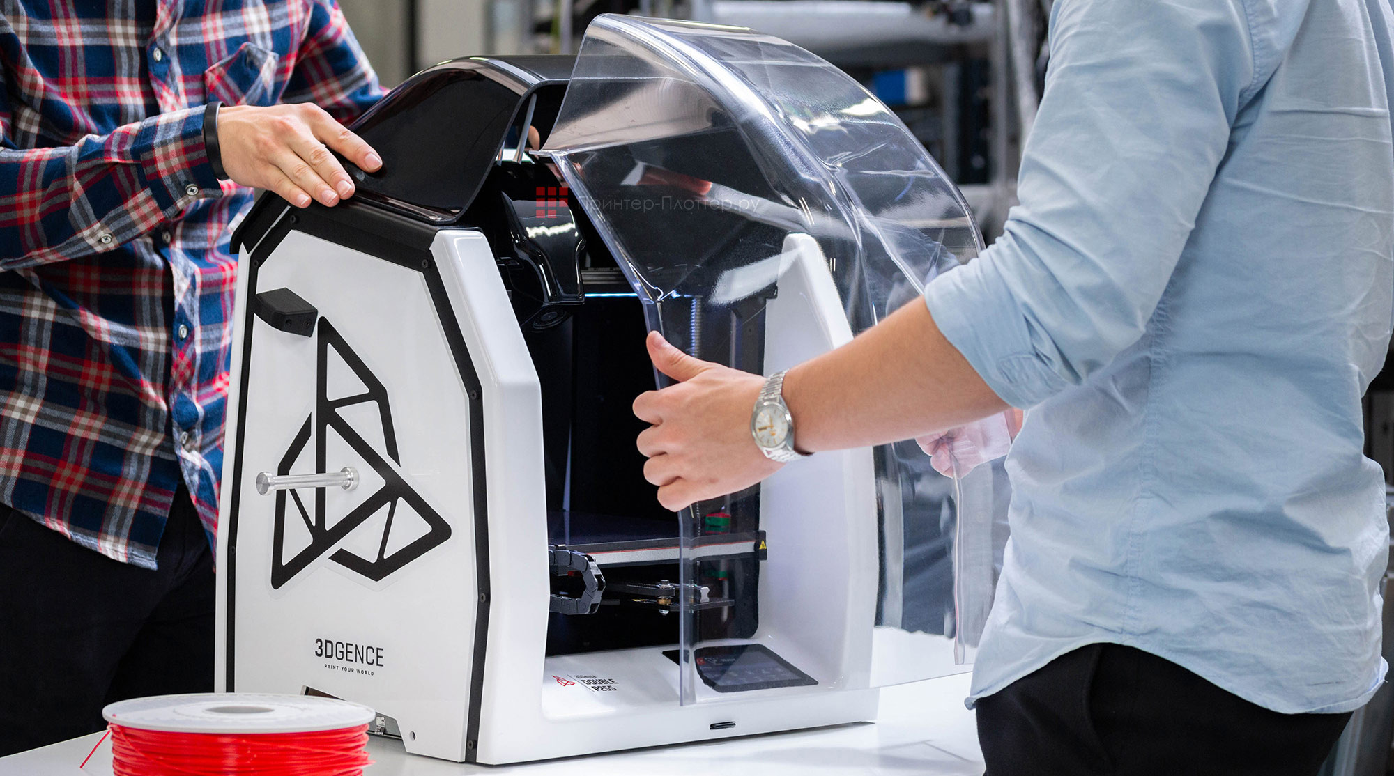 3DGence Double P255. Защитный кожух