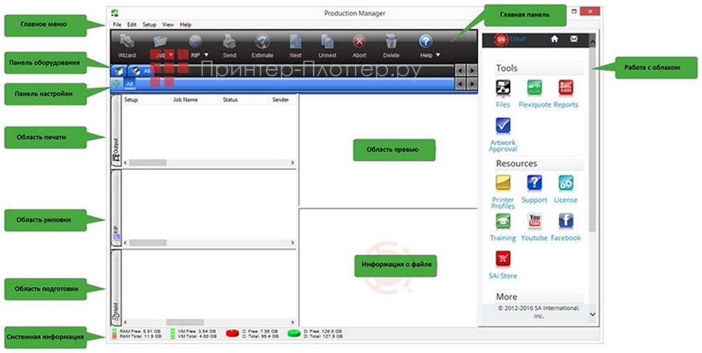 ARK-JET UV 1802. Профессиональный растровый процессор