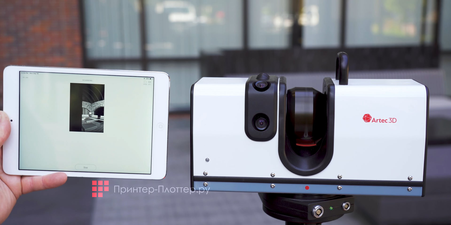 Artec3D Ray. Управляйте с планшета
