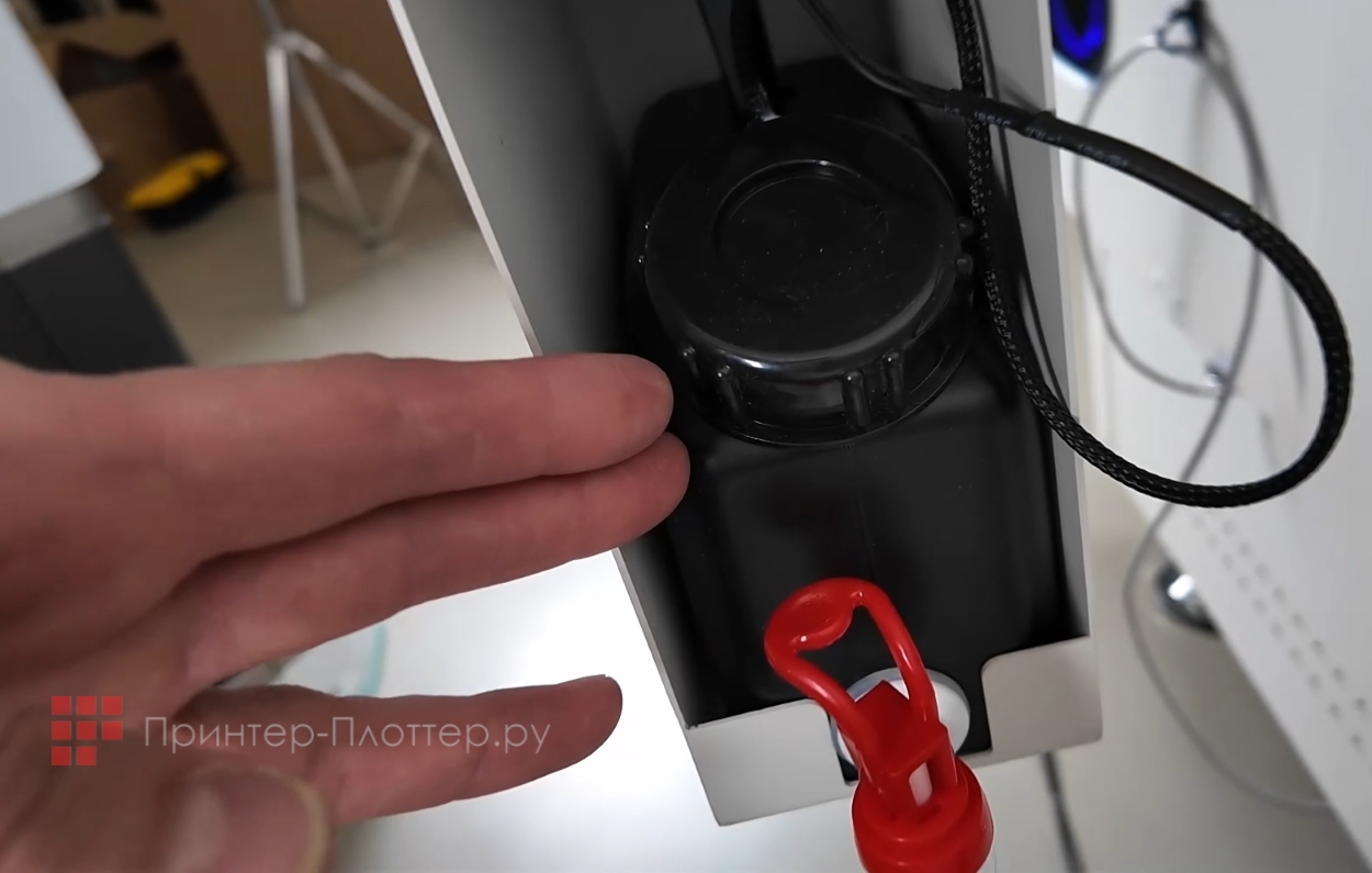Audley UV 9060 PRO-3N (4PrH i3200). Емкость для отработки чернил