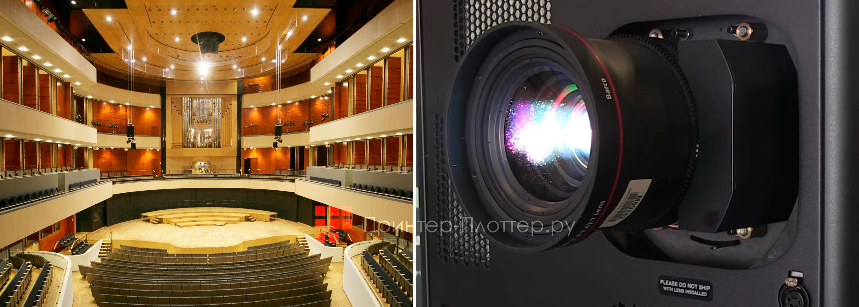 Barco HDX W12. Простота установки