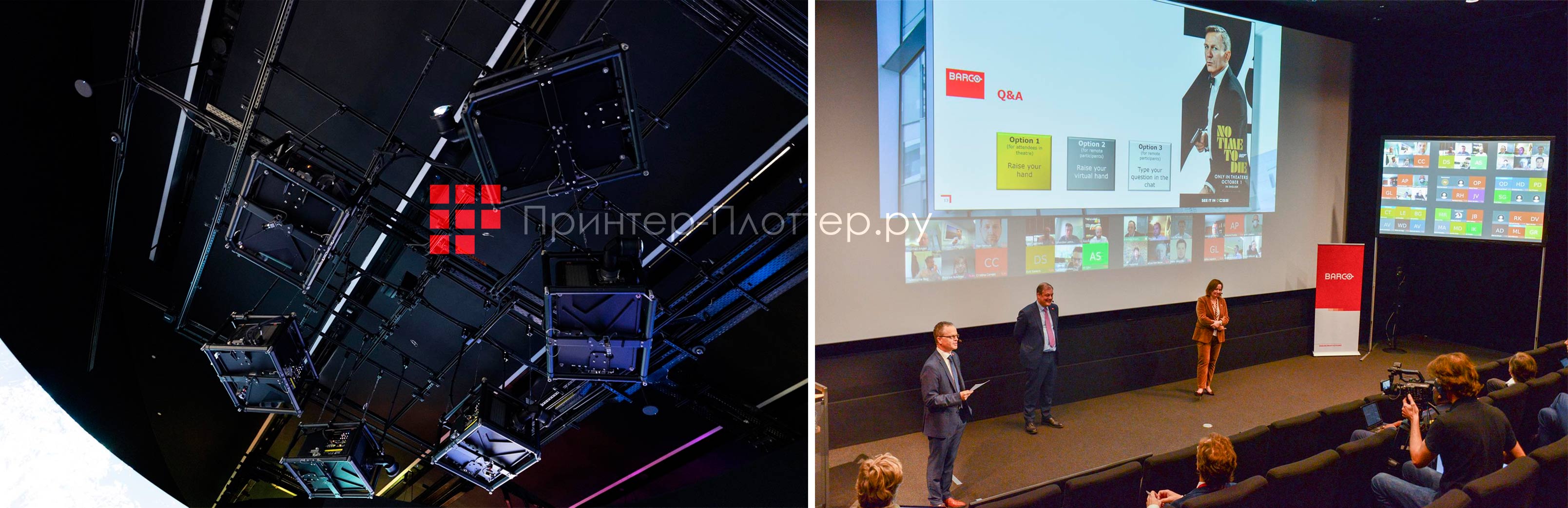 Barco UDM-W19. Возможности подключения