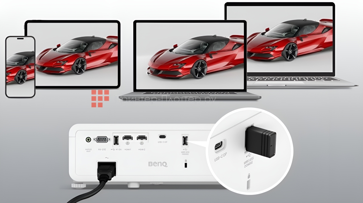 BenQ LH650. Беспроводная работа