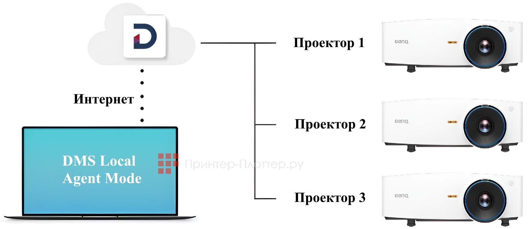 BenQ LK935. BenQ DMS Local