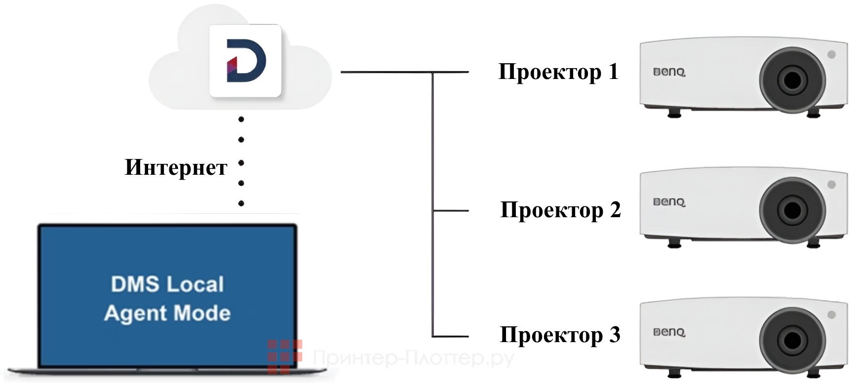 BenQ LU935. BenQ DMS Local
