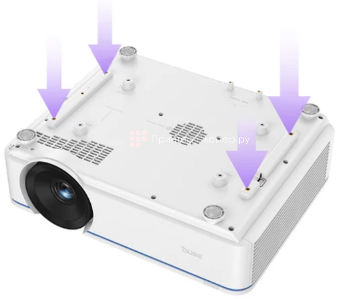 BenQ LU950. Приспособление для удобной транспортировки