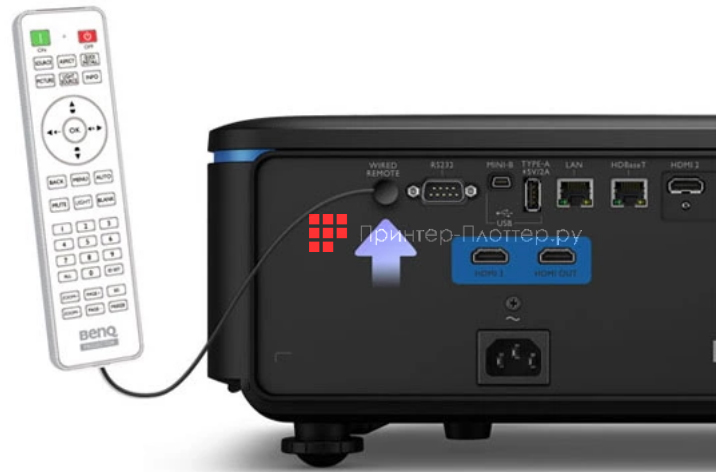 BenQ LU951. Проводной пульт ДУ