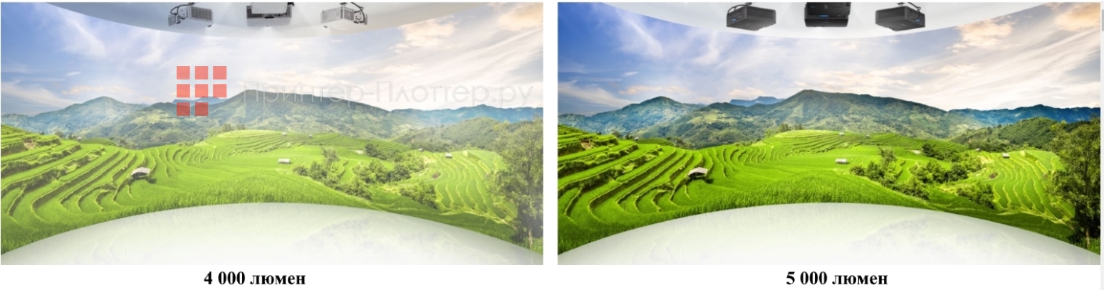 BenQ LU960. В условиях яркого освещения