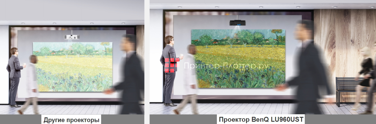 BenQ LU960UST. Насыщенные цвета при ярком внешнем освещении