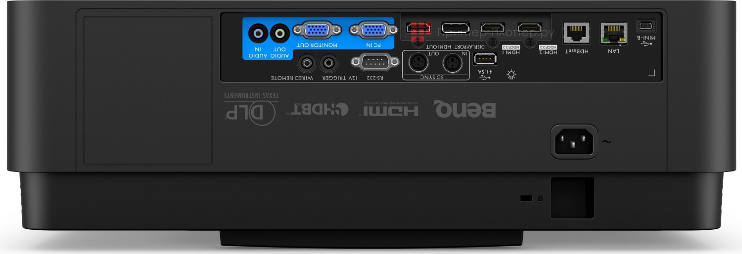 BenQ LU960UST. Возможности подключения