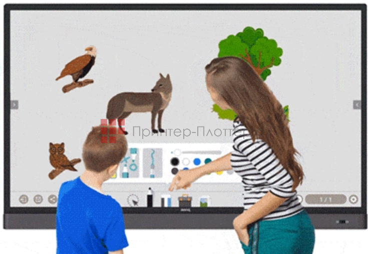 BenQ RM5502K. Одновременная работа двумя ручками-стилусами