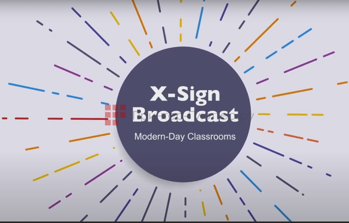 BenQ RM5502K. X-Sign Broadcast