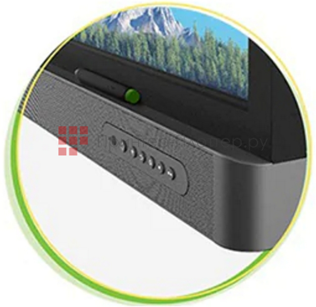 BenQ RM8602K. Встроенный фронтальный динамик и полочка для стилуса