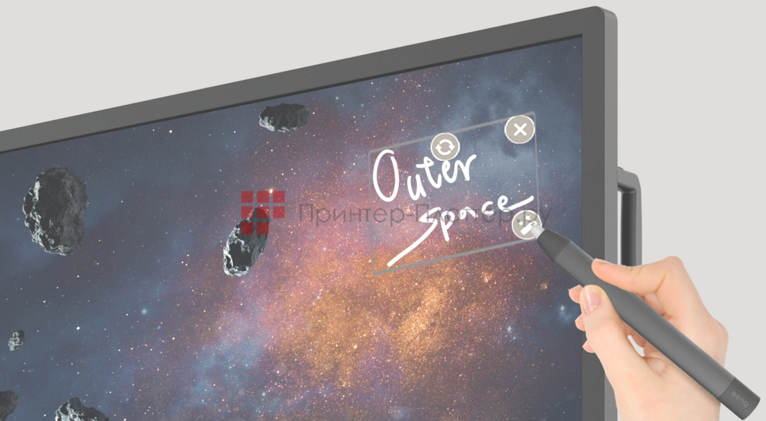 BenQ RP8602. Интеллектуальное распознавание рукописного ввода