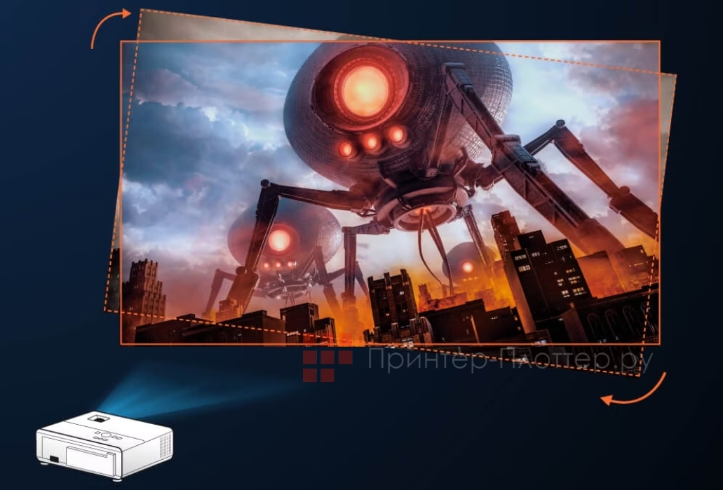 BenQ TK700STi. Вращение изображения