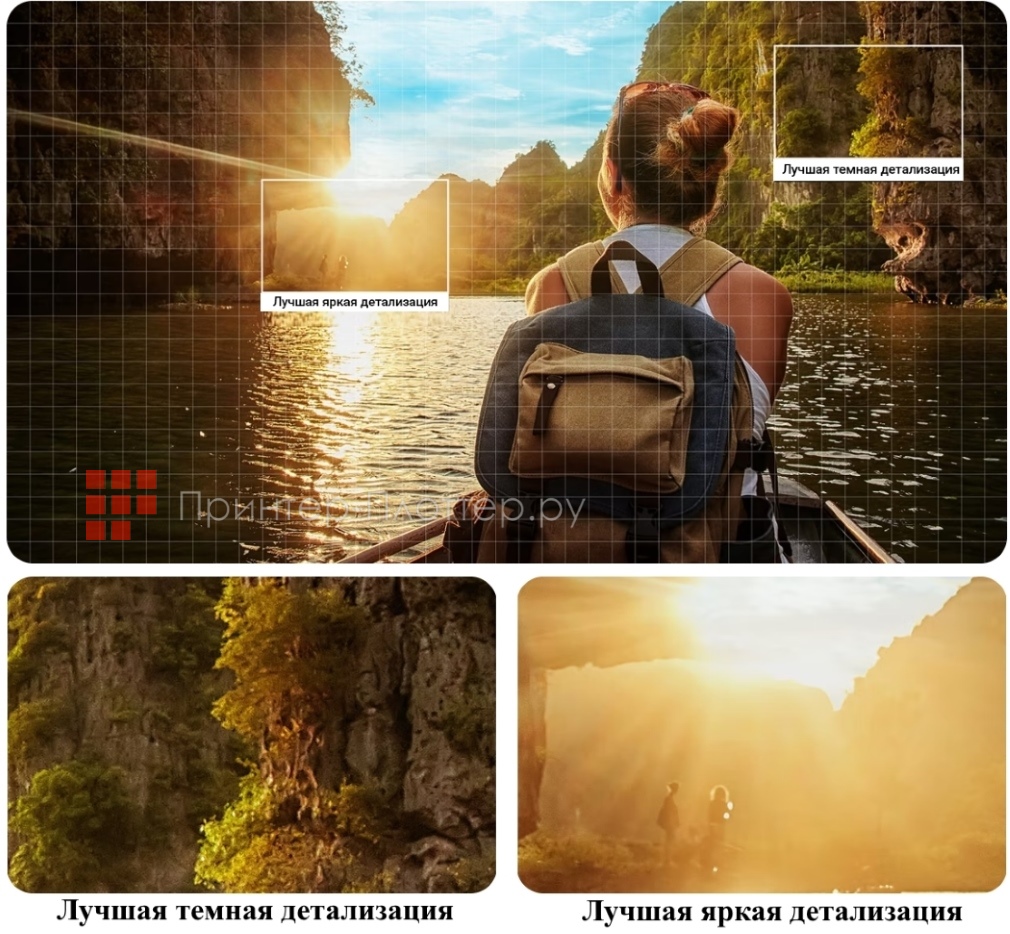 BenQ TK860i. Технология Local Contrast Enhancer