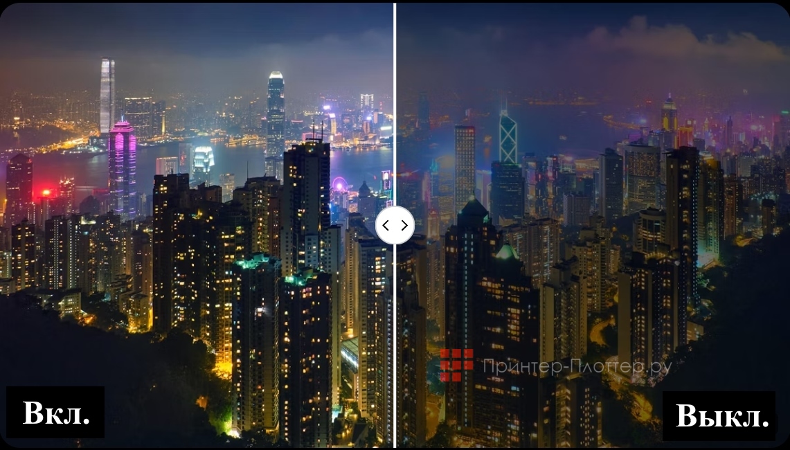 BenQ W2710i. Технология динамического черного цвета