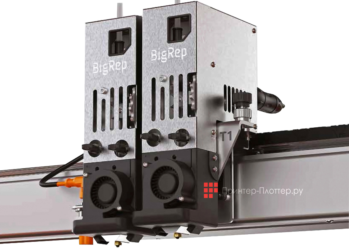 BigRep ONE.3. Модульные печатающие головки