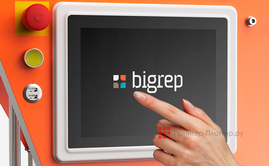 BigRep ONE.3. Простой и понятный графический интерфейс