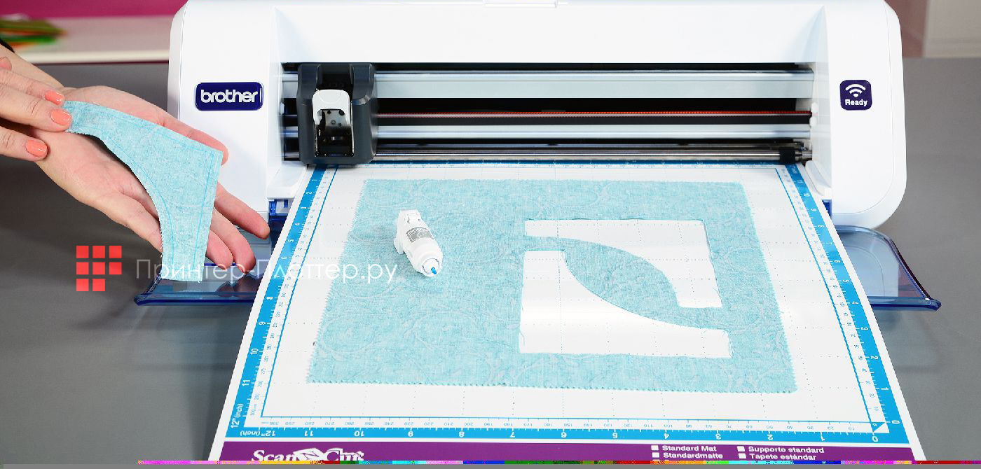 Brother CM300 ScanNCut. Припуски на шов