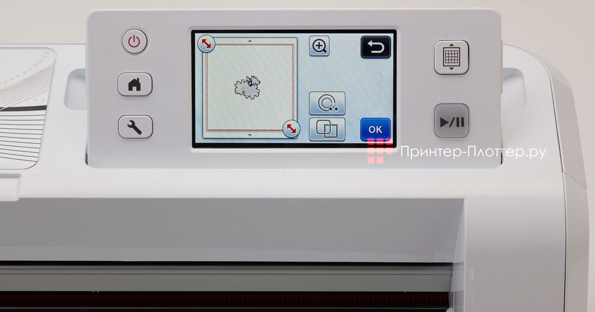 Brother CM300 ScanNCut. Редактирование на экране