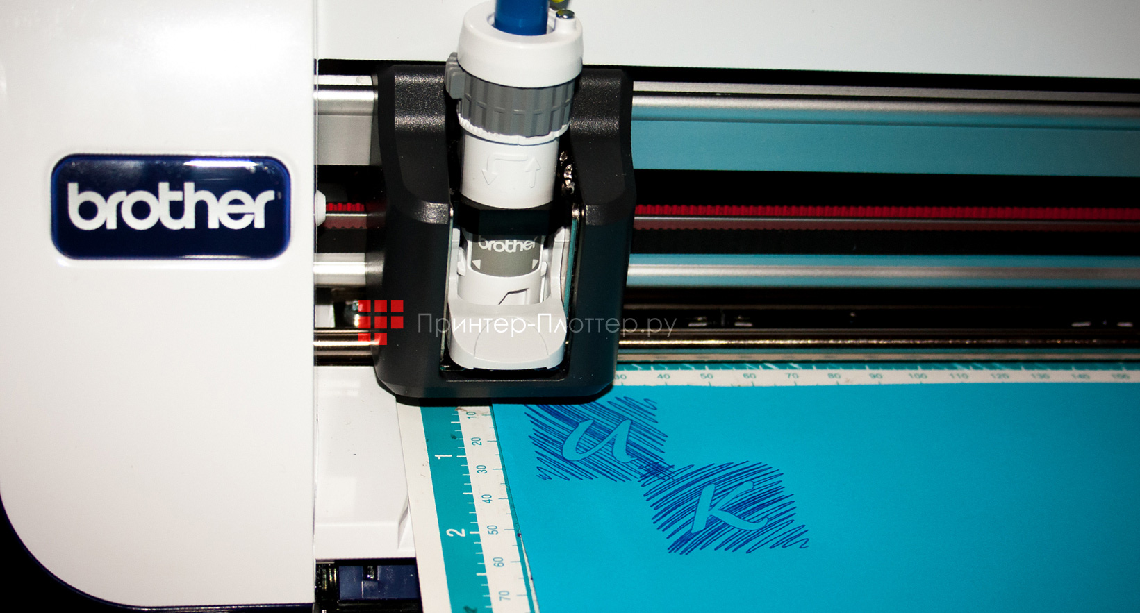 Brother CM300 ScanNCut. Рисование маркером