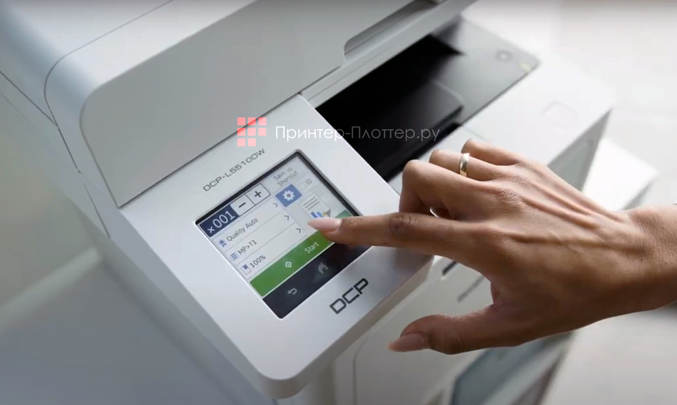 Brother DCP-L5510DW. Панель управления