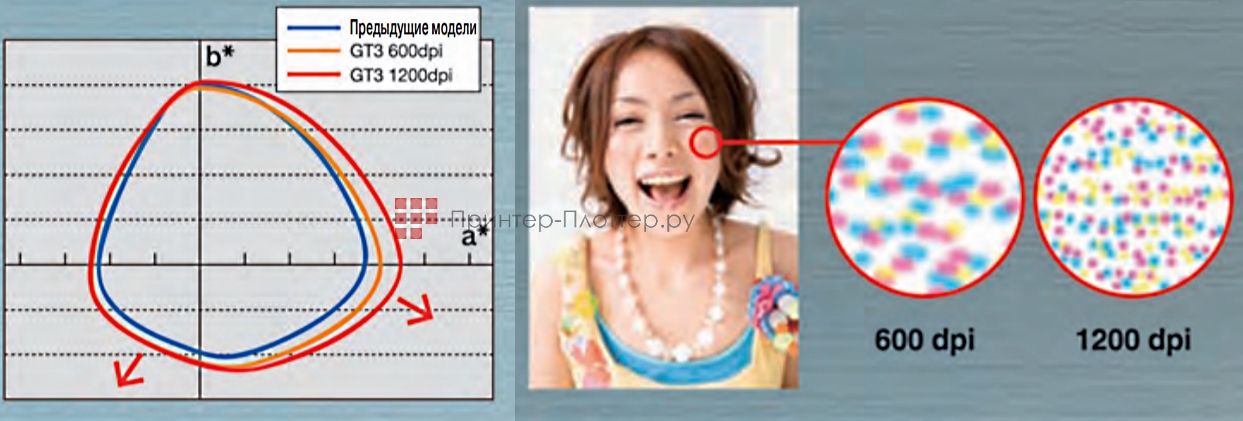 Brother GT-381. Цветовая гамма