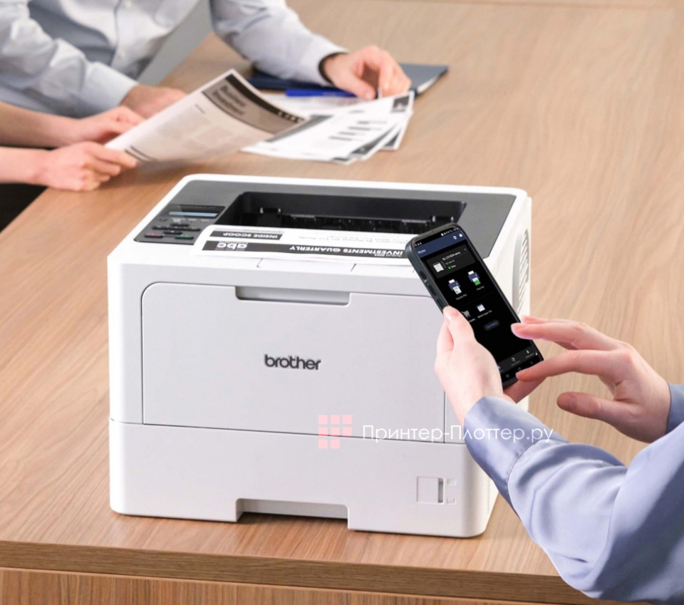 Brother HL-L5210DW. Беспроводная работа