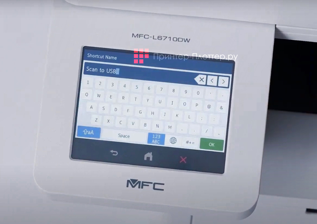 Brother MFC-L5710DW. Панель управления