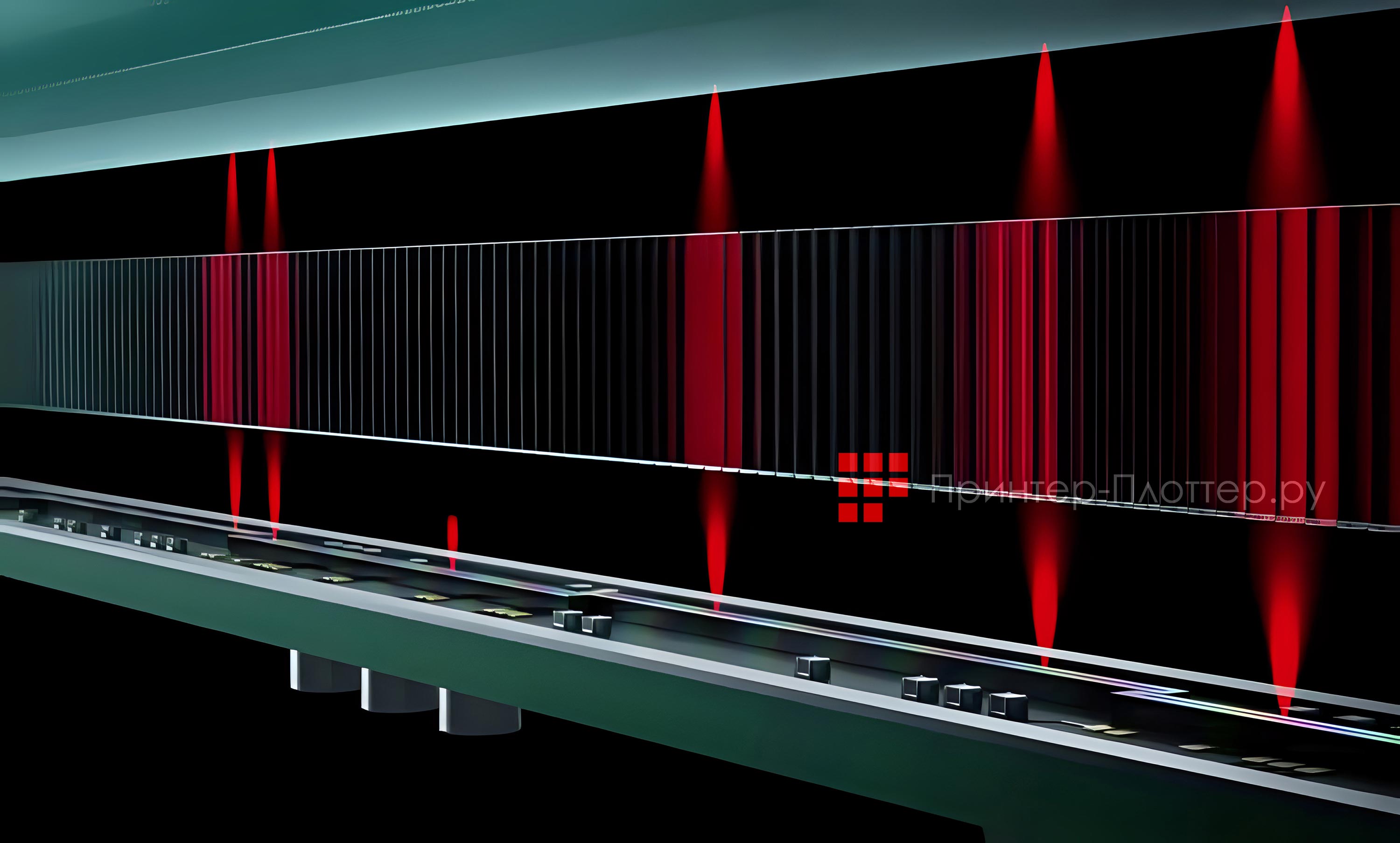Canon imageFORCE C7165. Направленный пучок света
