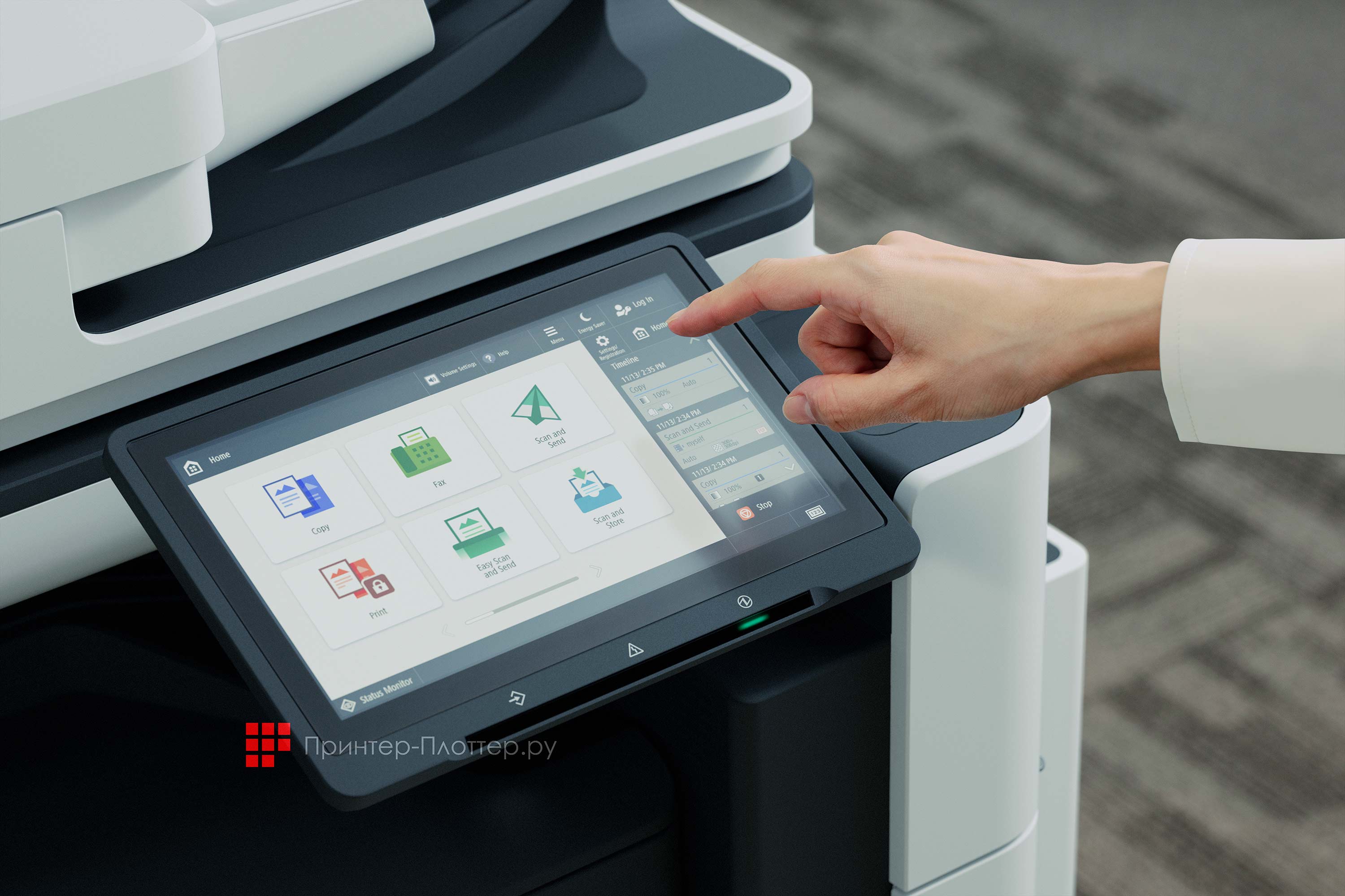 Canon imageFORCE C7165. Простой пользовательский интерфейс