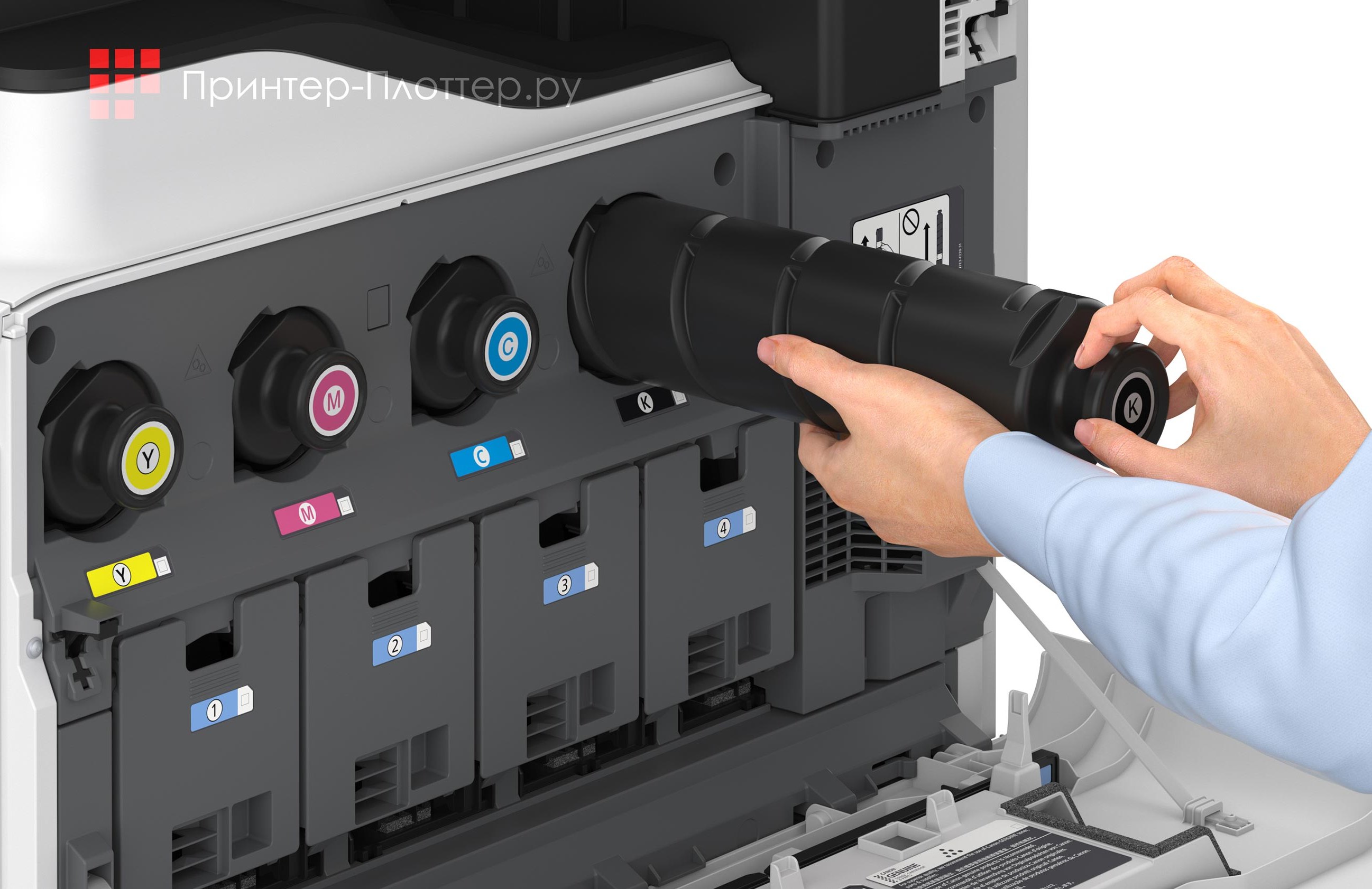 Canon imageFORCE C7165. Замена картриджа