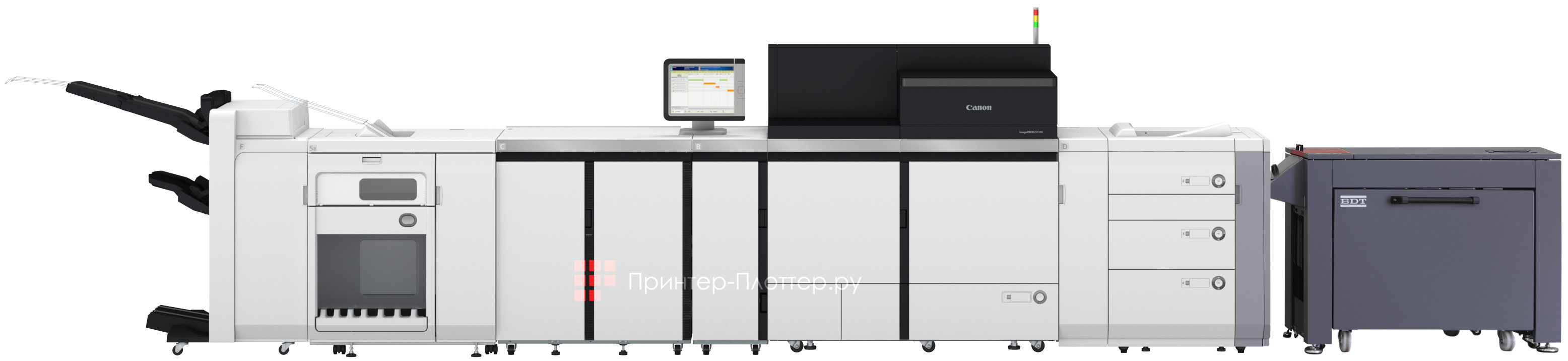 Canon imagePRESS V1350. Особенности