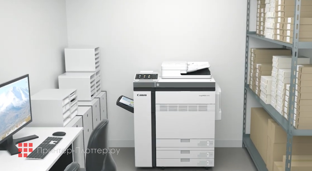 Canon imagePRESS V800. Экономия пространства