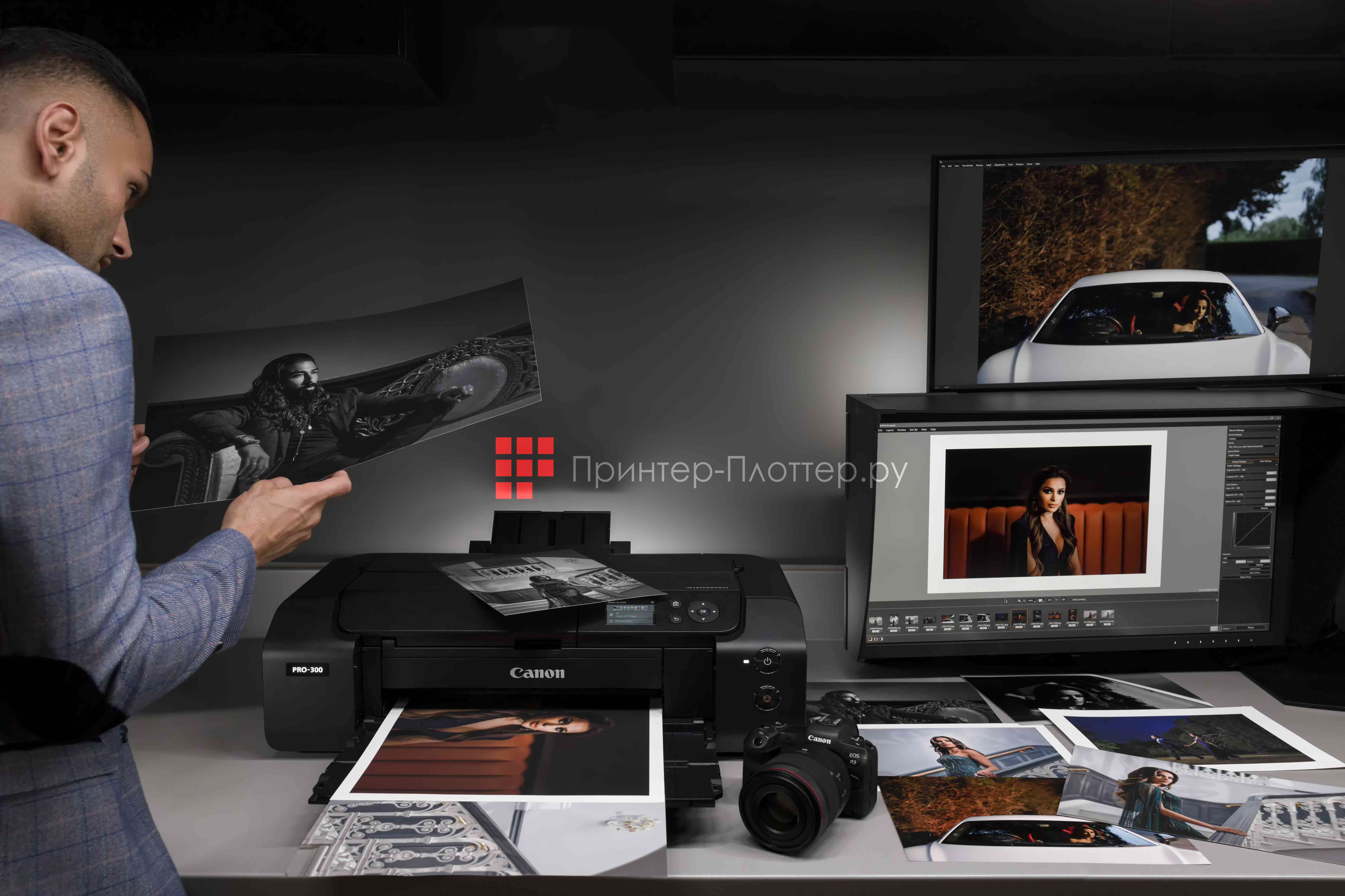 Canon imagePROGRAF PRO-300. Бесплатное ПО и подключаемый модуль