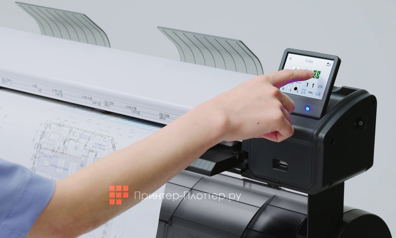 Canon imagePROGRAF TM-340 MFP Lm36. Панель управления