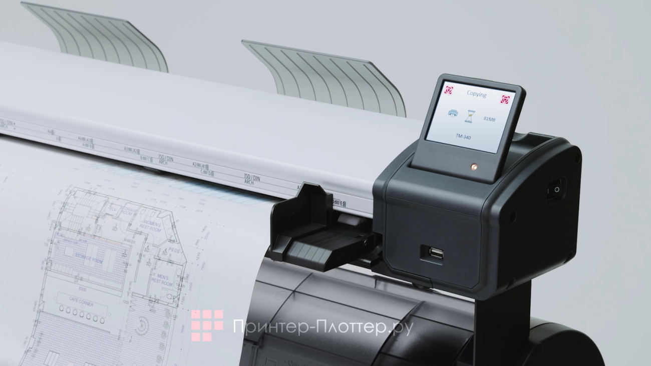 Canon imagePROGRAF TM-350 MFP Lm36. Панель управления