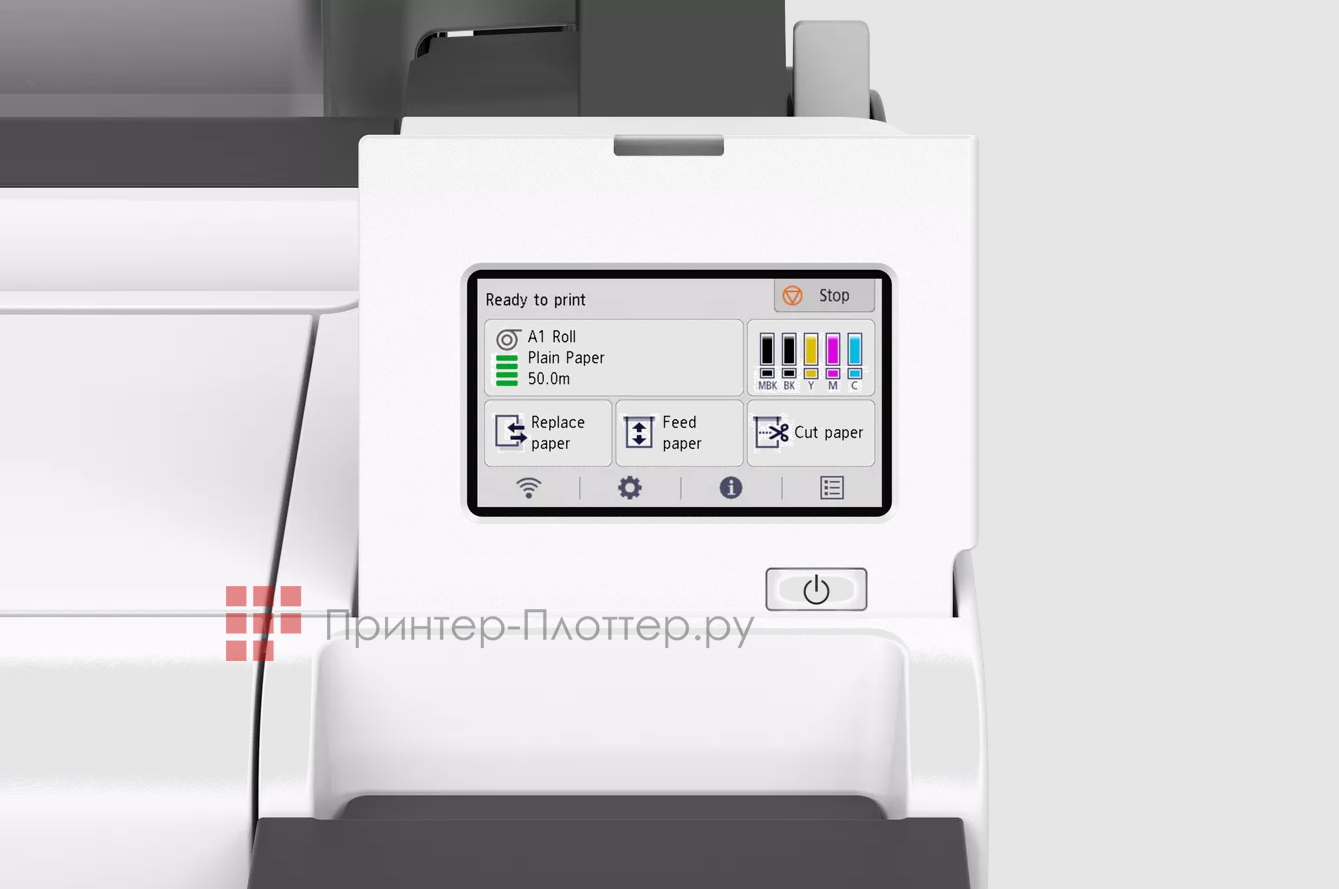 Canon imagePROGRAF TM-355. Удобная панель управления