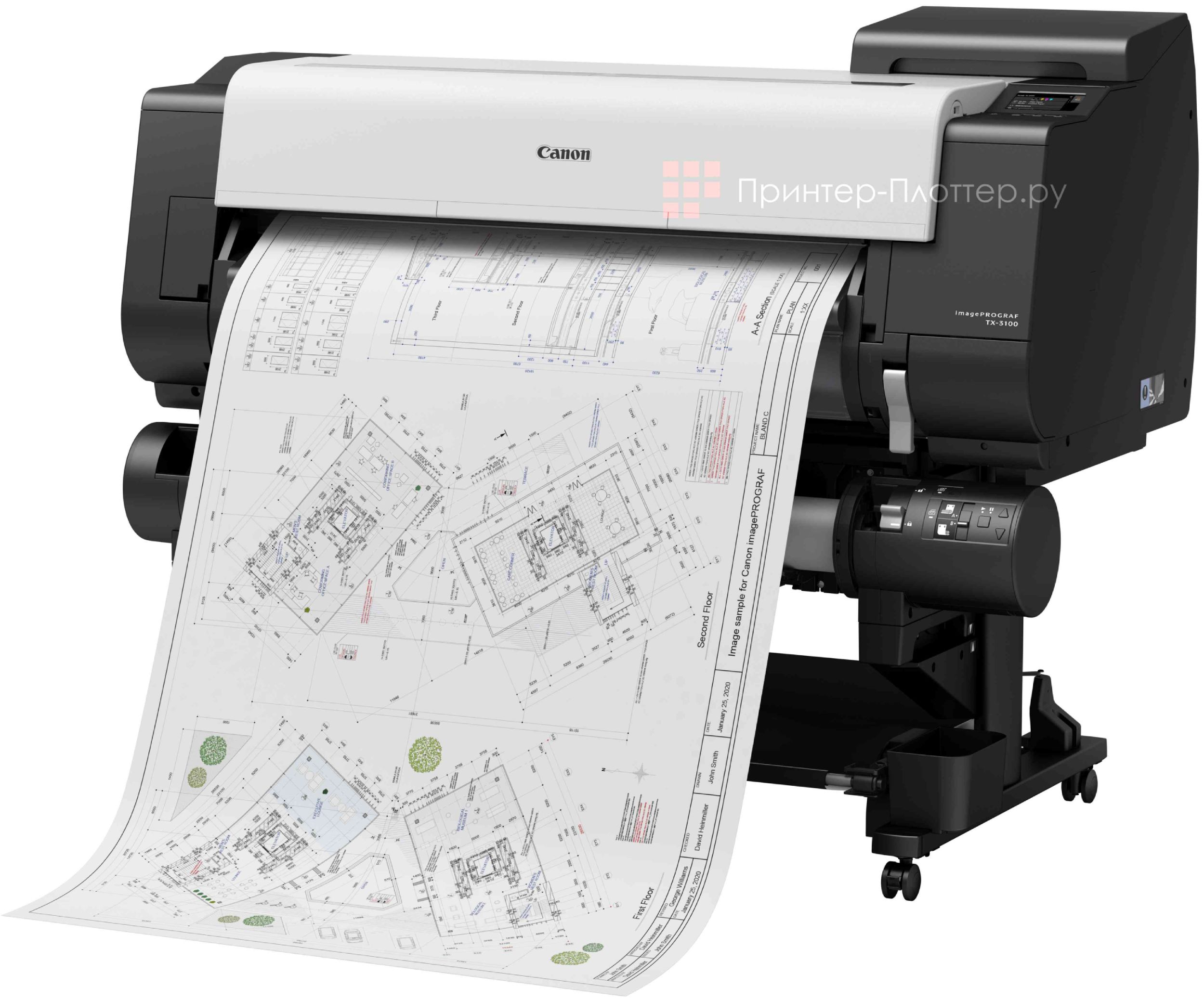 Canon imagePROGRAF TX-3100. Быстрая печать чертежей