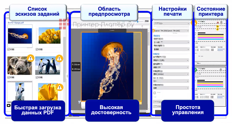 Canon imagePROGRAF TX-4100 + WideTEK 36CL-600 MF1 TX-Edition. Direct Print Plus