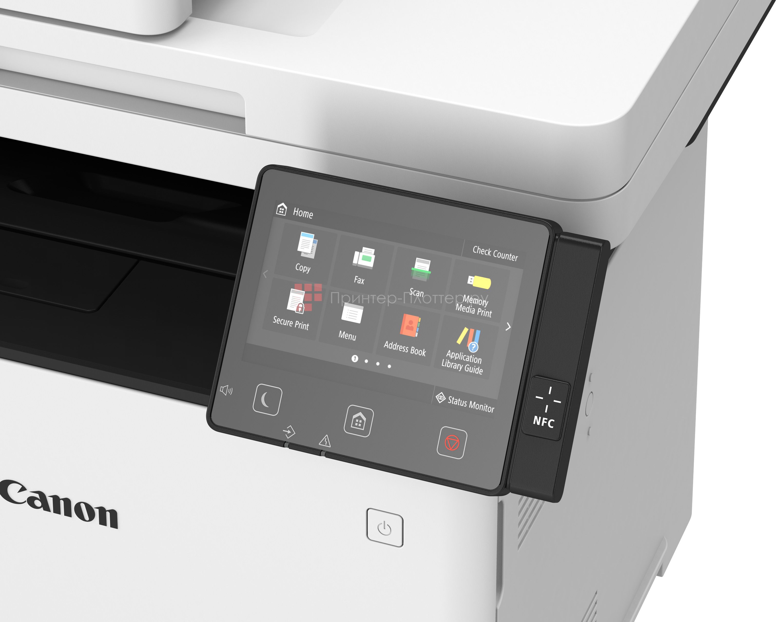 Canon imageRUNNER 1643iF. ЖК экран