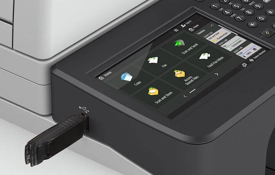 Canon imageRUNNER 2425i. Возможности подключения